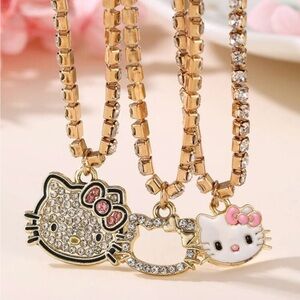 Gold Hello Kitty Pendant Necklace